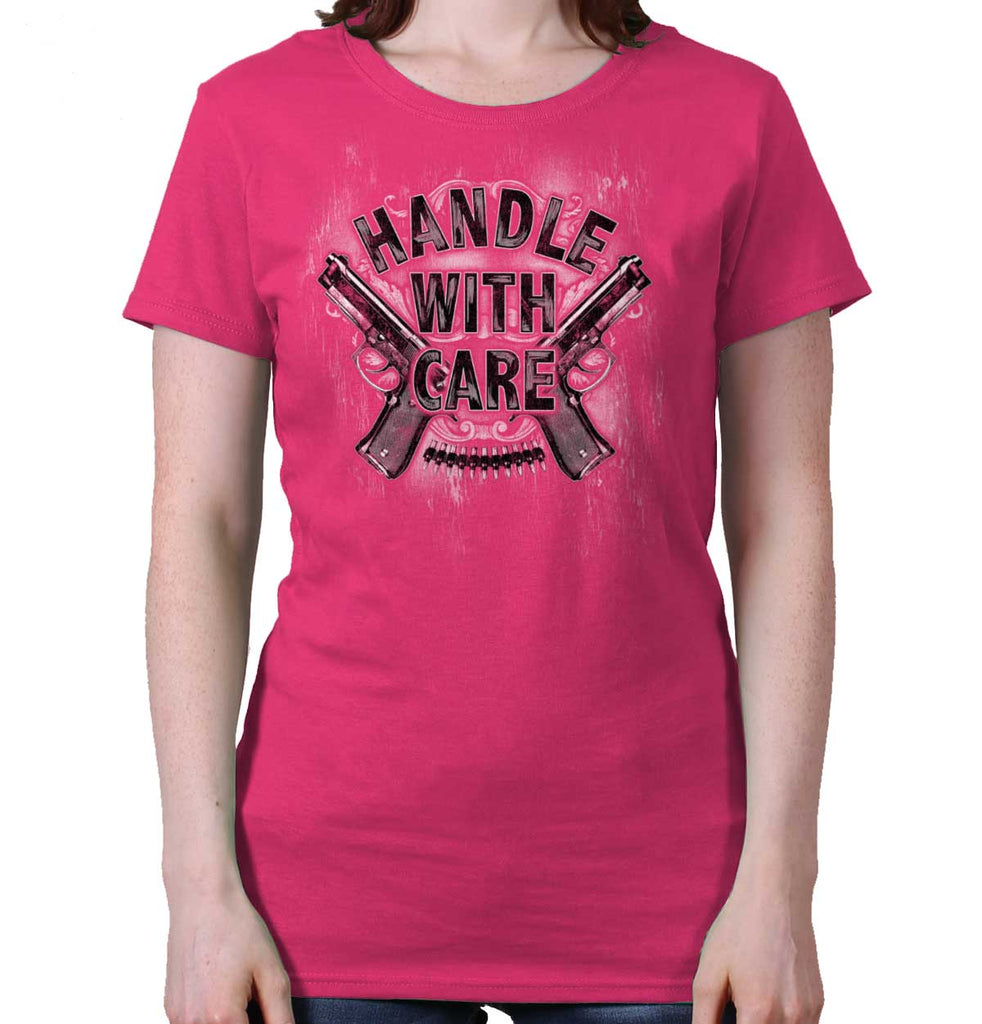 Heliconia|Handle With Care Ladies T-Shirt|Tactical Tees