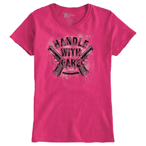 Heliconia|Handle With Care Ladies T-Shirt|Tactical Tees