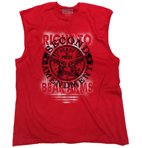 Red|Right To Bear Arms  AMaledMalet Sleeveless T-Shirt|Tactical Tees